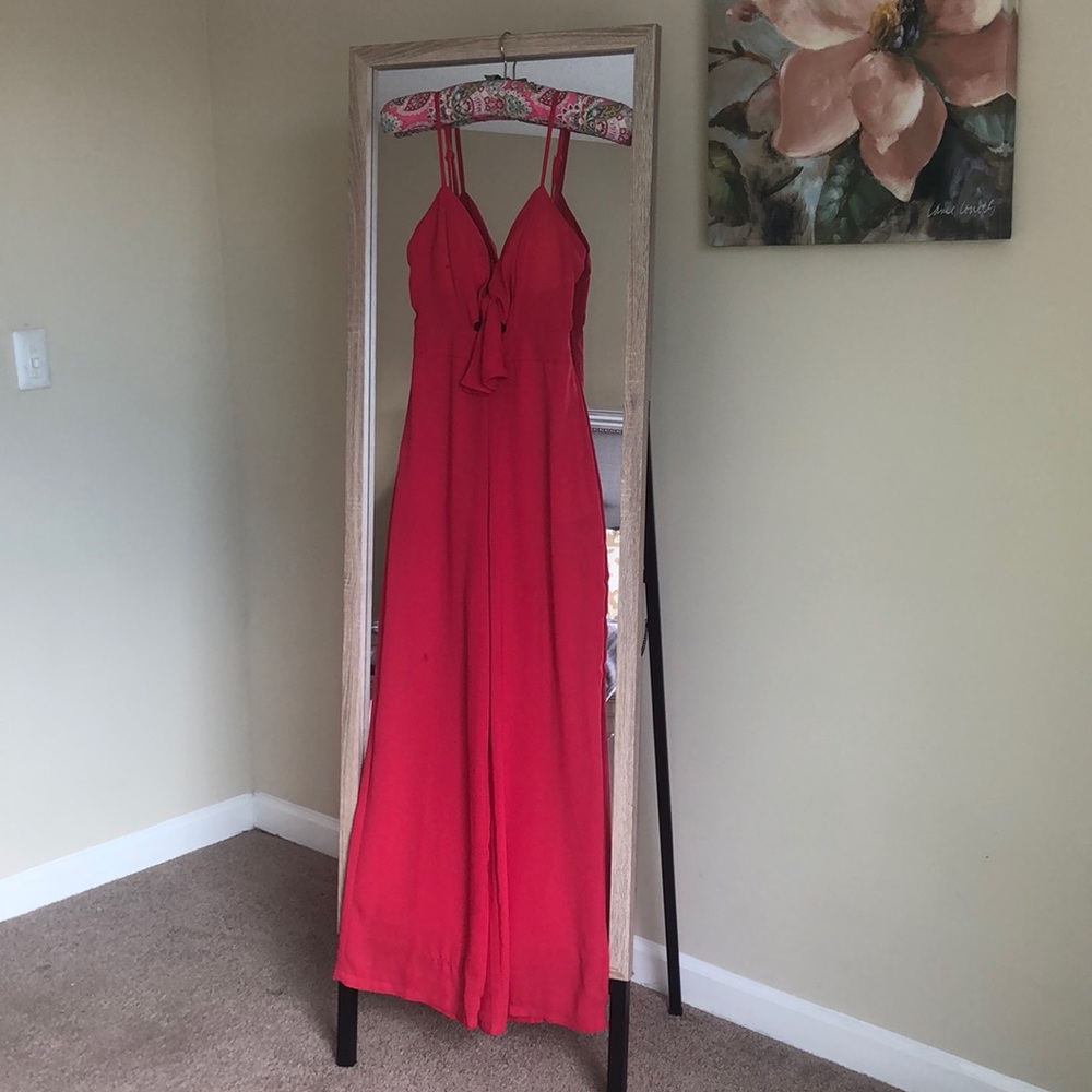 striking Red Jumpsuit